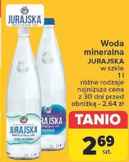 Carrefour Woda mineralna JURAJSKA oferta