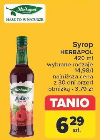Carrefour Syrop HERBAPOL oferta