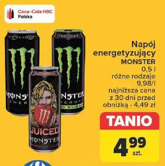 Carrefour Napój energetyzujący MONSTER oferta