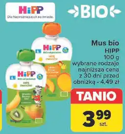 Carrefour Mus bio HIPP oferta