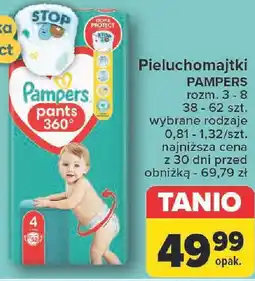 Carrefour Pieluchomajtki PAMPERS oferta