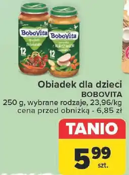 Carrefour Obiadek dla dzieci BOBOVITA oferta
