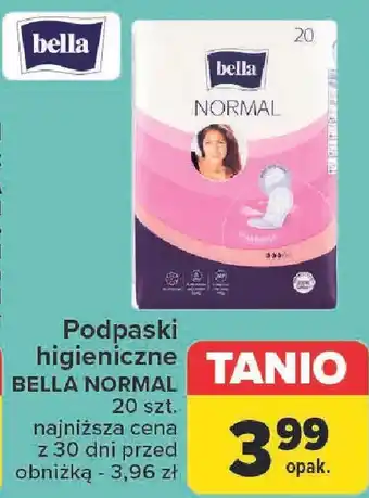 Carrefour Podpaski higieniczne BELLA NORMAL oferta