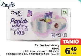 Carrefour Papier toaletowy SIMPL oferta