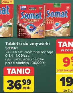 Carrefour Tabletki do zmywarki SOMAT oferta