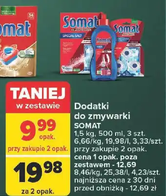Carrefour Dodatki do zmywarki SOMAT oferta