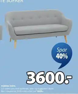 JYSK EGEDAL SOFA oferta