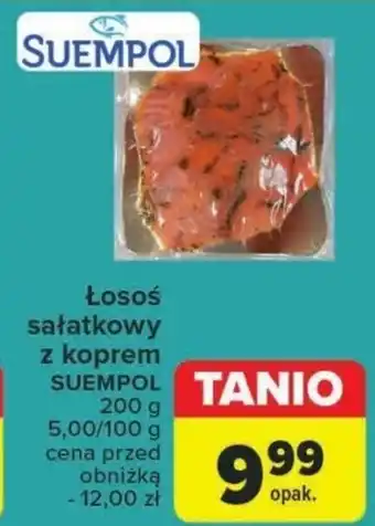 Carrefour Łosoś sałatkowy z koprem SUEMPOL oferta