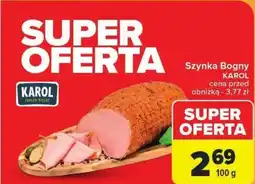 Carrefour Szynka Bogny KAROL oferta