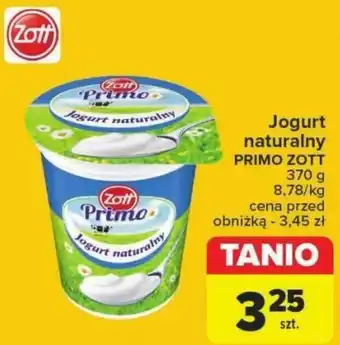 Carrefour Jogurt naturalny PRIMO ZOTT oferta