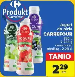 Carrefour Jogurt do picia CARREFOUR oferta