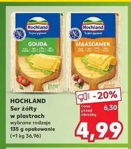 Kaufland Ser maasdamer plastry Hochland oferta