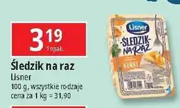 E.Leclerc Z kurkami Lisner śledzik na raz oferta
