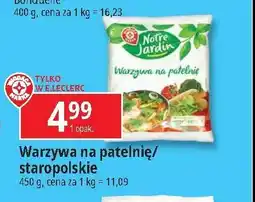E.Leclerc Warzywa na patelnie z ziemniakami Wiodąca marka notre jardin oferta