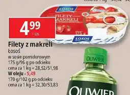 E.Leclerc Filety z makreli w oleju Łosoś ustka oferta
