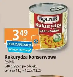 E.Leclerc Kukurydza konserwowa super słodka Rolnik oferta