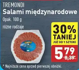 ALDI TREMONDI Salami międzynarodowe oferta