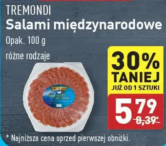 ALDI TREMONDI Salami międzynarodowe oferta
