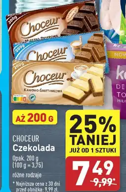 ALDI CHOCEUR Czekolada oferta