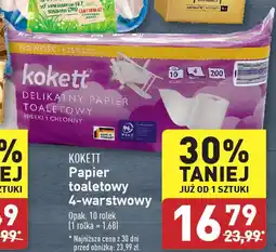 ALDI KOKETT Papier toaletowy 4-warstwowy oferta