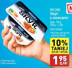 ALDI MILSANI Skyr z owocami oferta