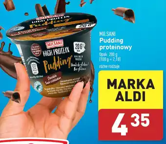 ALDI MILSANI Pudding proteinowy oferta