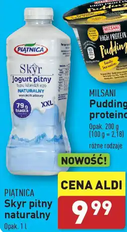 ALDI PIĄTNICA Skyr pitny naturalny oferta