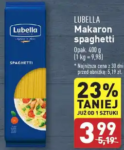 ALDI LUBELLA Makaron spaghetti oferta