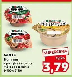 Kaufland Hummus z suszonymi pomidorami Sante i love vege oferta