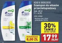 ALDI HEAD & SHOULDERS Szampon do włosów przeciwłupieżowy oferta