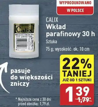 ALDI CALIX Wkład parafinowy 30 h oferta