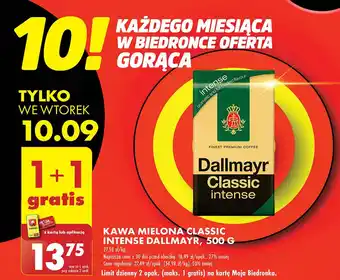 Biedronka Kawa Dallmayr Classic Intense oferta