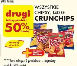 Biedronka Chipsy ser-cebula Crunchips X-Cut oferta