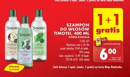 Biedronka Szampon do włosów oczyszczający zielona herbata Timotei Pure oferta