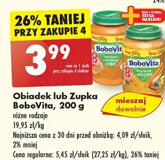 Biedronka Warzywa z delikatną rybą Bobovita oferta