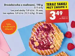 Biedronka Drożdżówka z malinami oferta