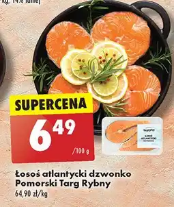 Biedronka Łosoś atlantycki dzownko Pomorski Targ Rybny oferta