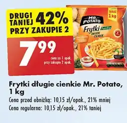 Biedronka Frytki długie cienkie Mr. Potato oferta