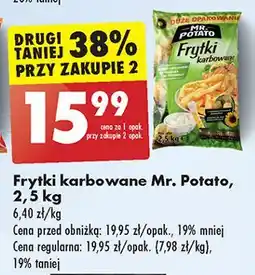 Biedronka Frytki karbowane Mr. Potato oferta