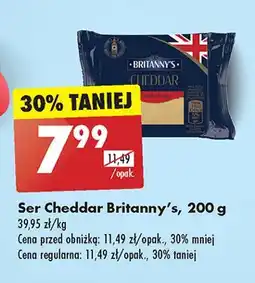 Biedronka Ser cheddar Britanny's oferta