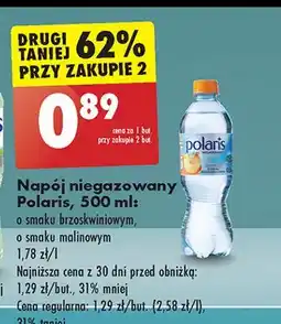 Biedronka Woda malinowa Polaris oferta