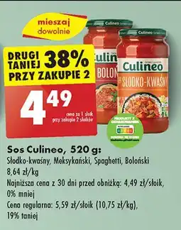 Biedronka Sos boloński Culineo oferta