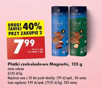 Biedronka Płatki czekoladowe orzechowe Magnetic oferta