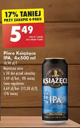 Biedronka Piwo Książęce Ipa oferta