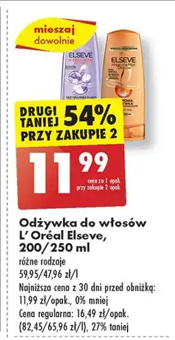 Biedronka Odżywka do włosów L'oreal Elseve Magiczna Moc Olejków oferta