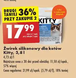 Biedronka Żwirek silikonowy Kitty oferta