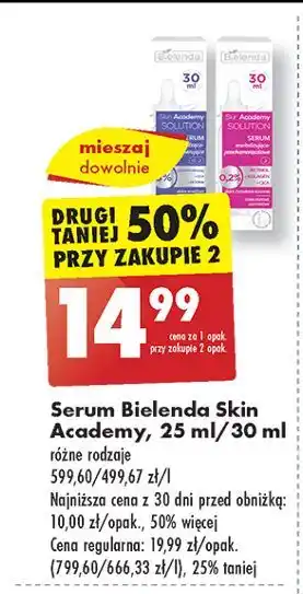 Biedronka Serum łagodząco-regenerujące Bielenda Skin Academy Solution oferta