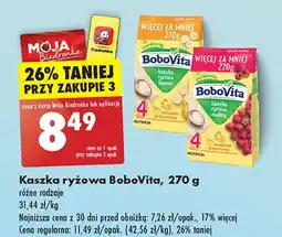 Biedronka Kaszka ryżowa malinowa Bobovita oferta