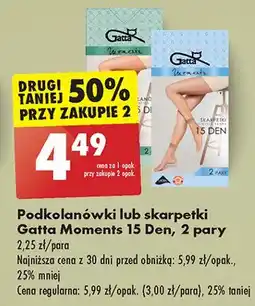 Biedronka Skarpetki 15 den Gatta oferta