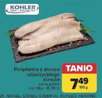 Carrefour Polędwica z dorsza bez ości Kohler oferta